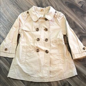 COPY - Baby Gap toddler girl trench coat size 2T